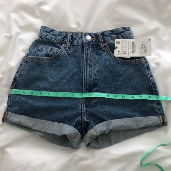 Zara mom fit denim shorts - Picture 6 of 8